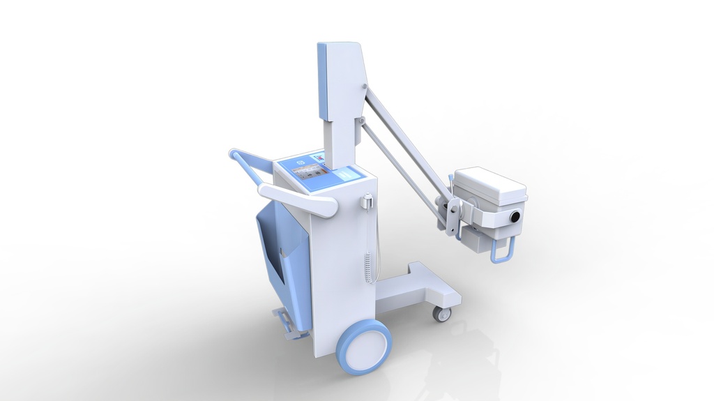 Máquina de rayos X móvil analógica de alta frecuencia